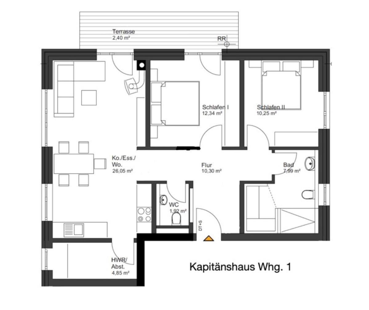 Kapitaenshaus 1 Daire Kellenhusen Dış mekan fotoğraf